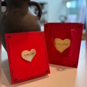 NIB LancomeRed Heart Lipstick Gift Set